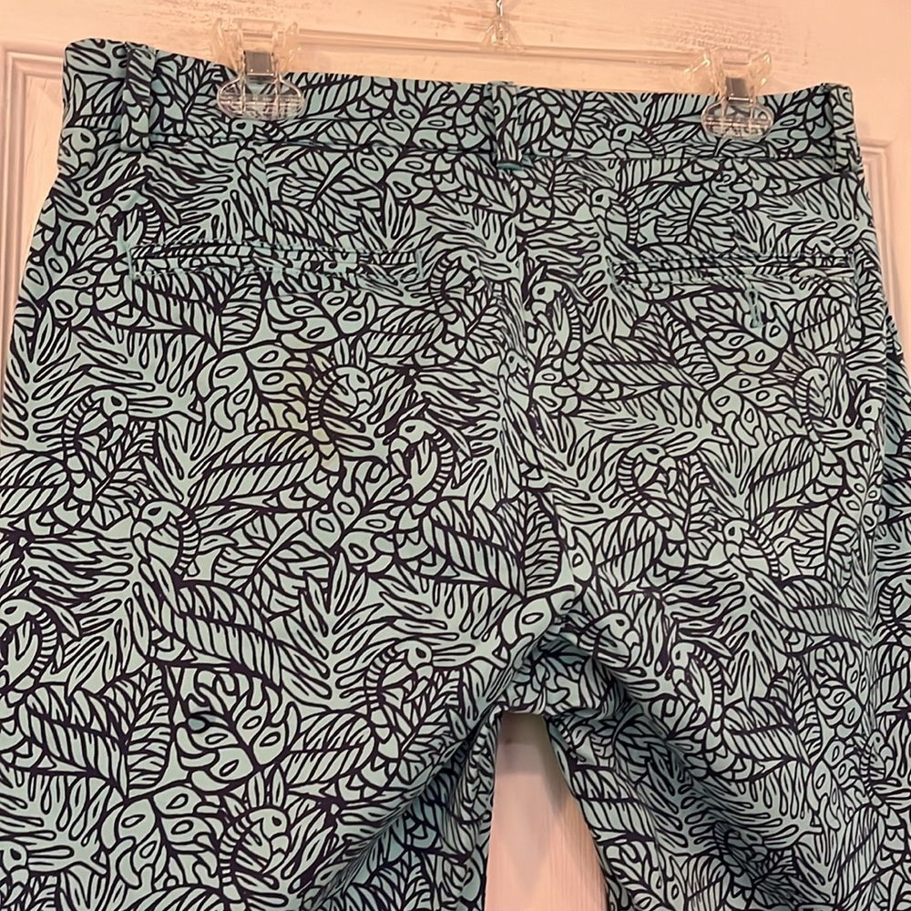 VINEYARD VINES MENS BREAKER FLAMINGO TROPICAL PRINT PANTS BLUE SIZE 32 - Picture 5 of 13